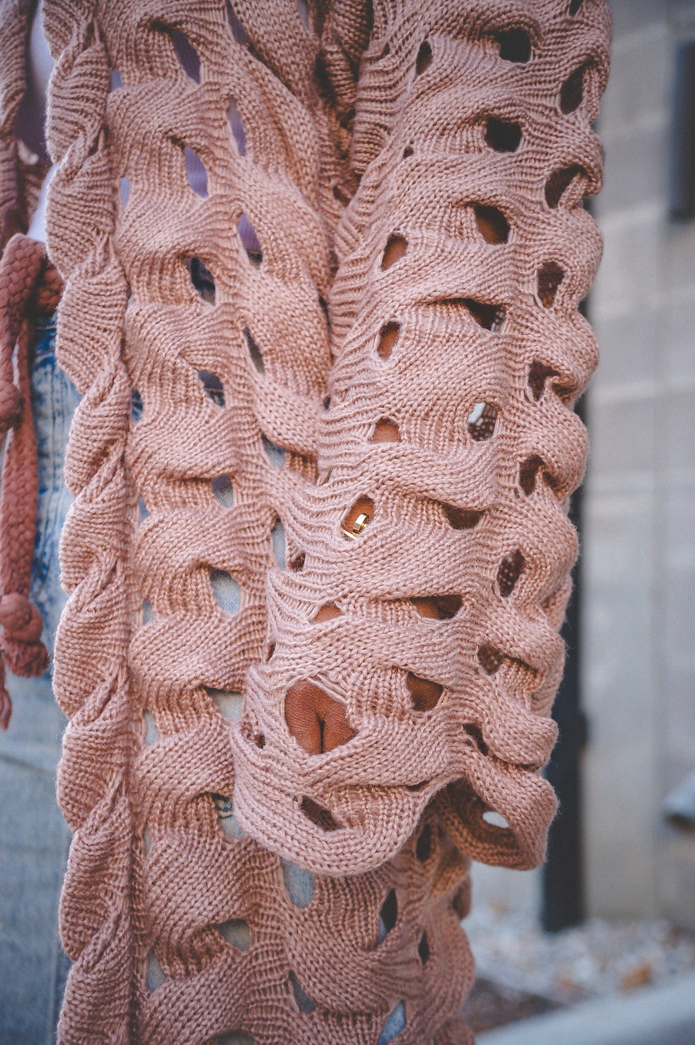 KNITTED SWEATER CARDI