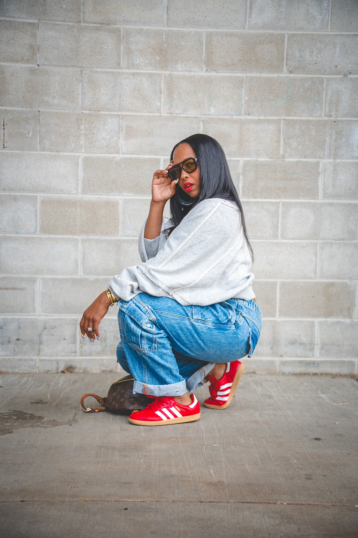 GREY BATWING CARDIGAN