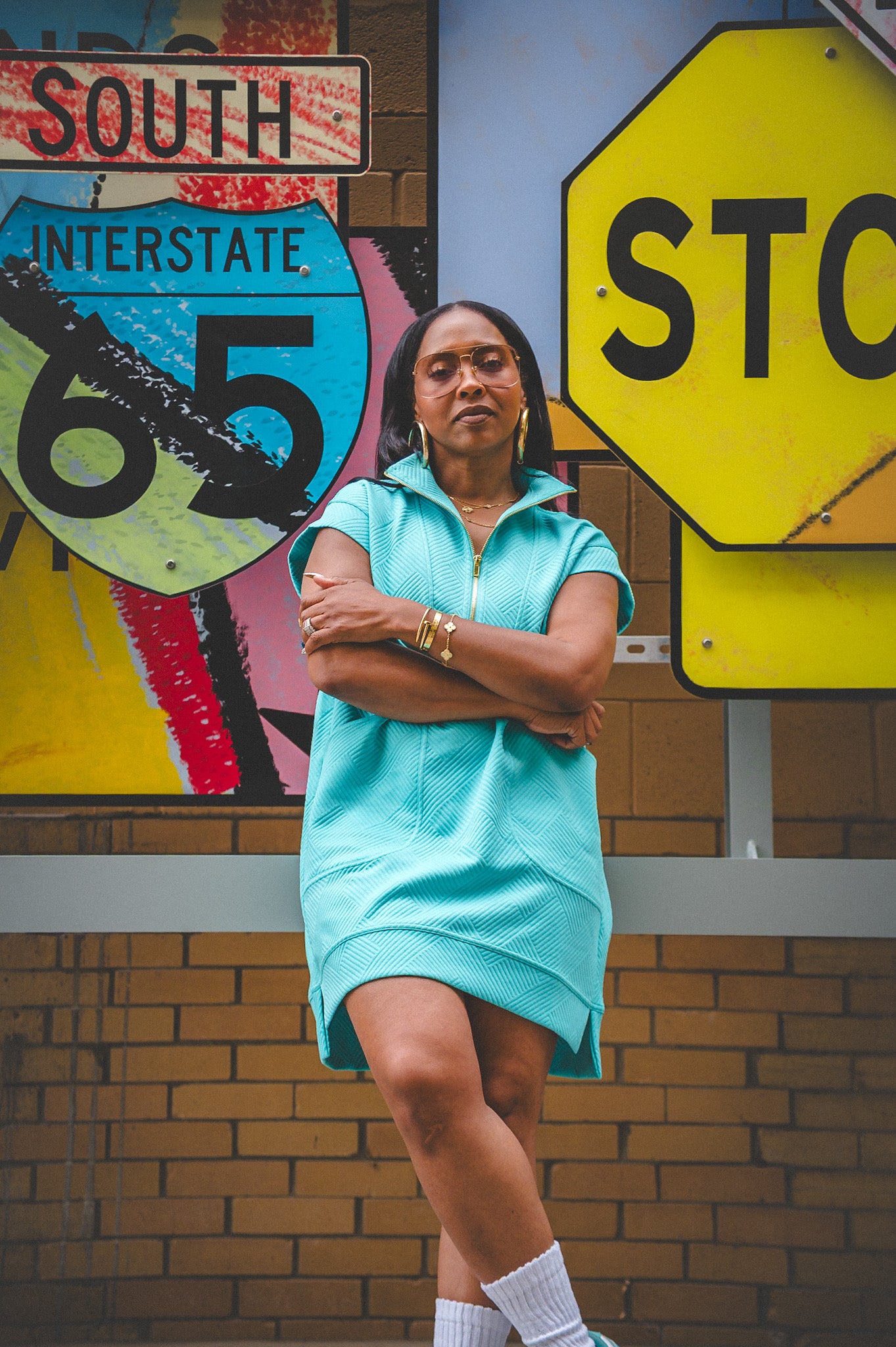 EASY BREEZY TURQUOISE DRESS
