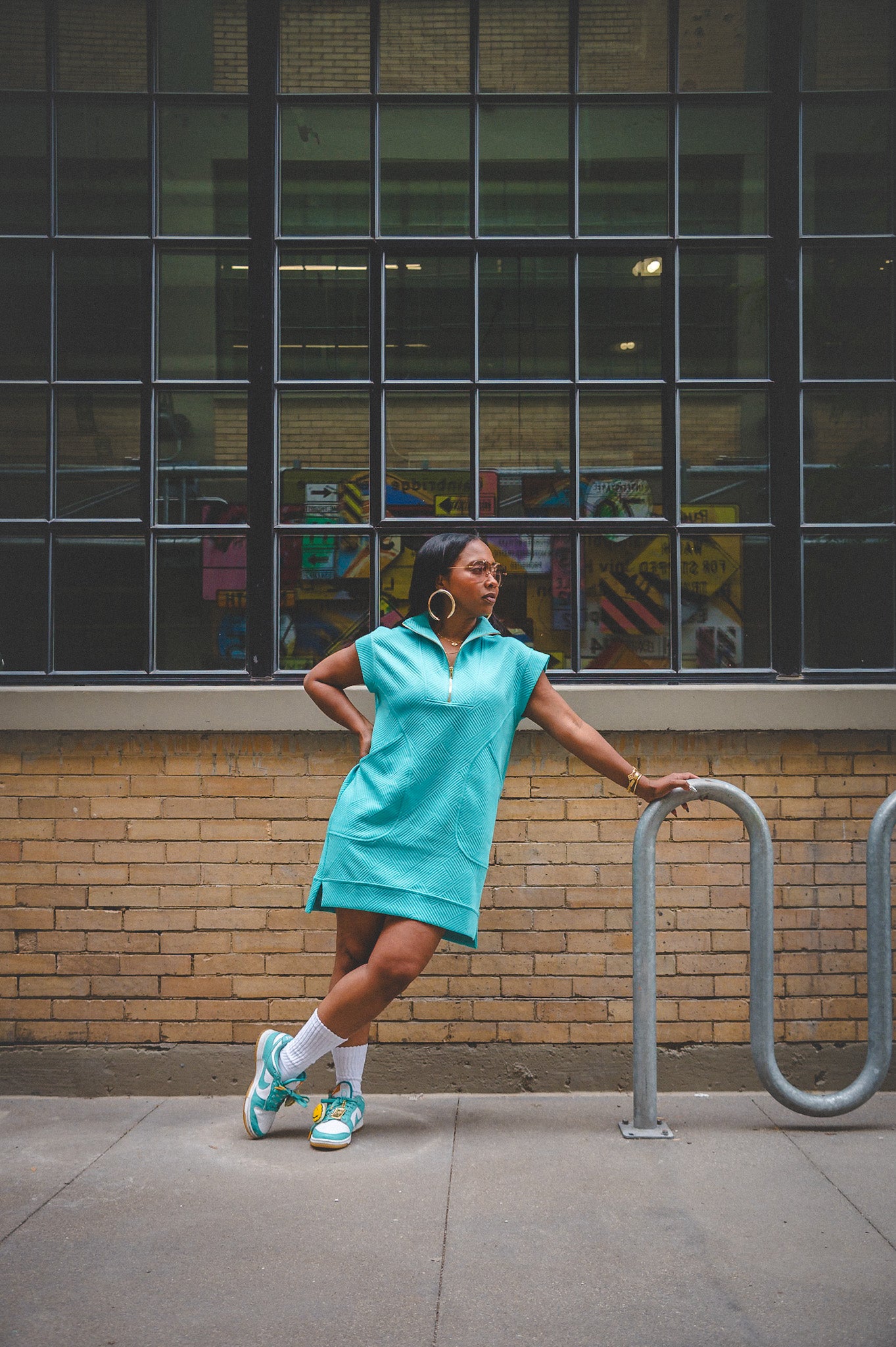 EASY BREEZY TURQUOISE DRESS
