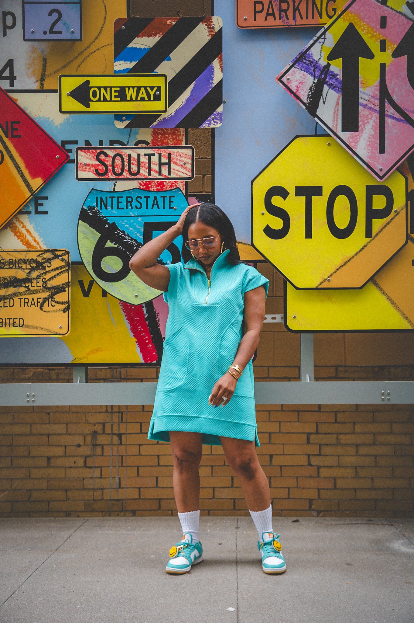EASY BREEZY TURQUOISE DRESS