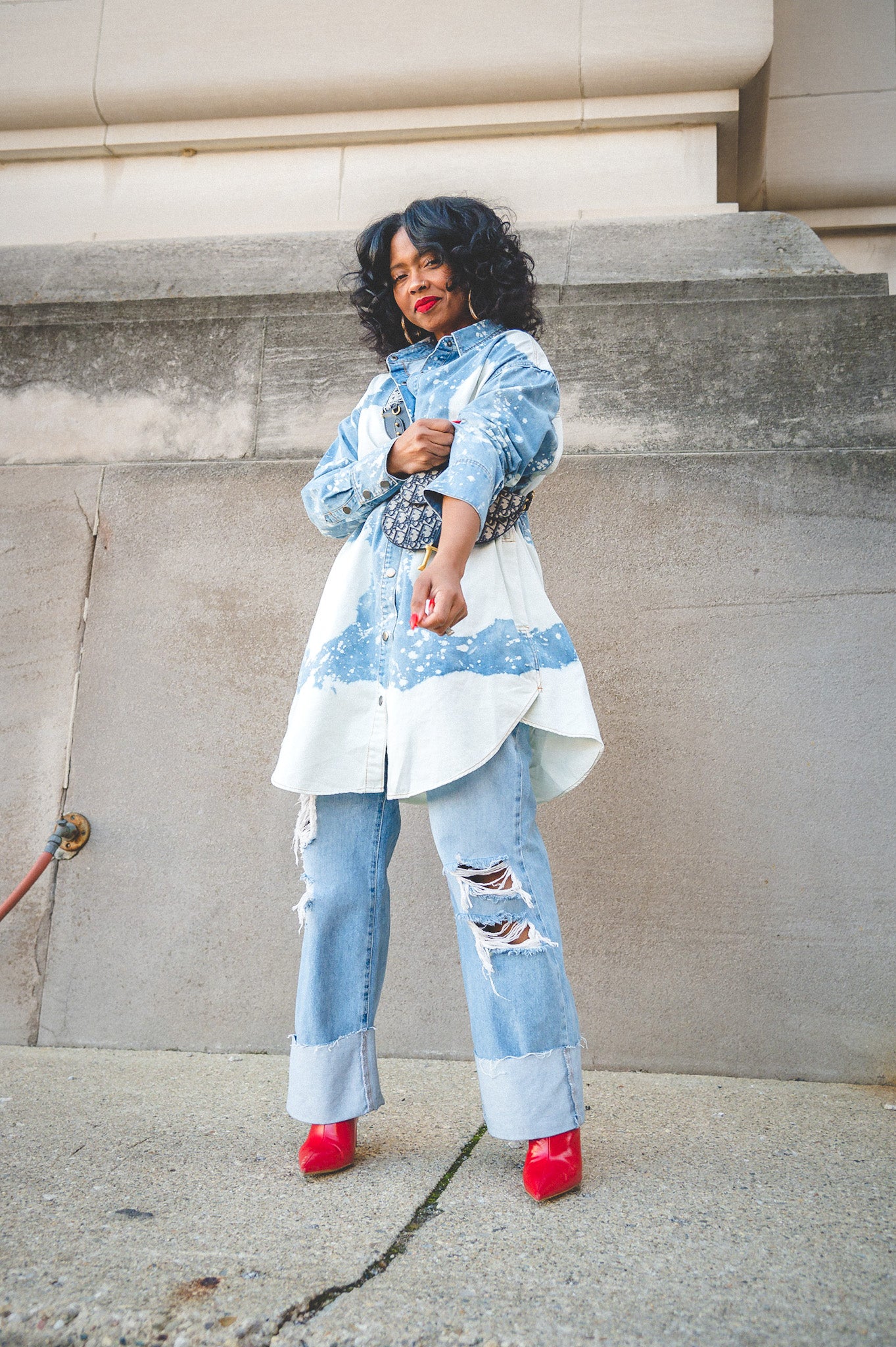 HEY DENIM DRESS