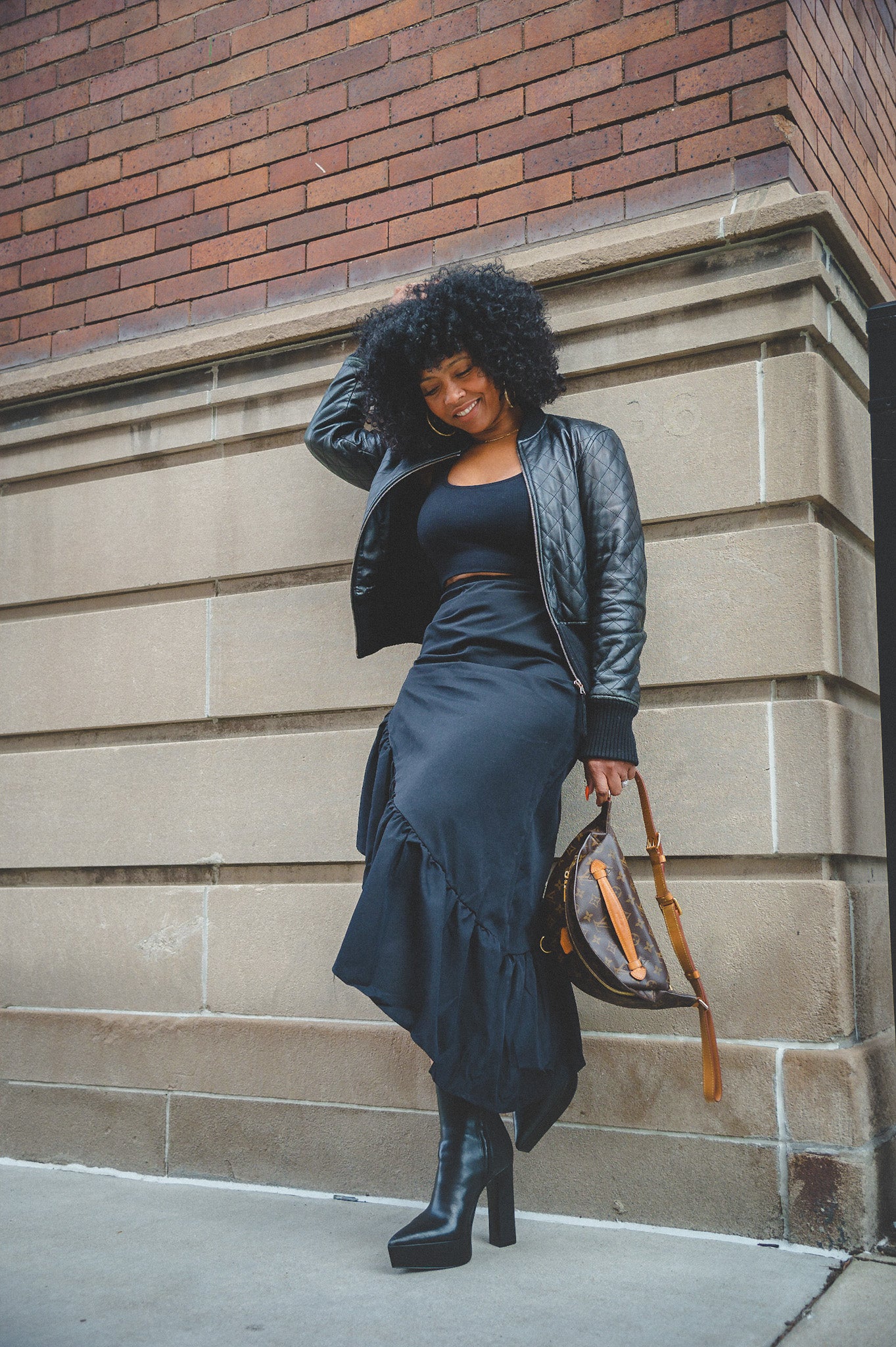 UP & DOWN RUFFLE SKIRT