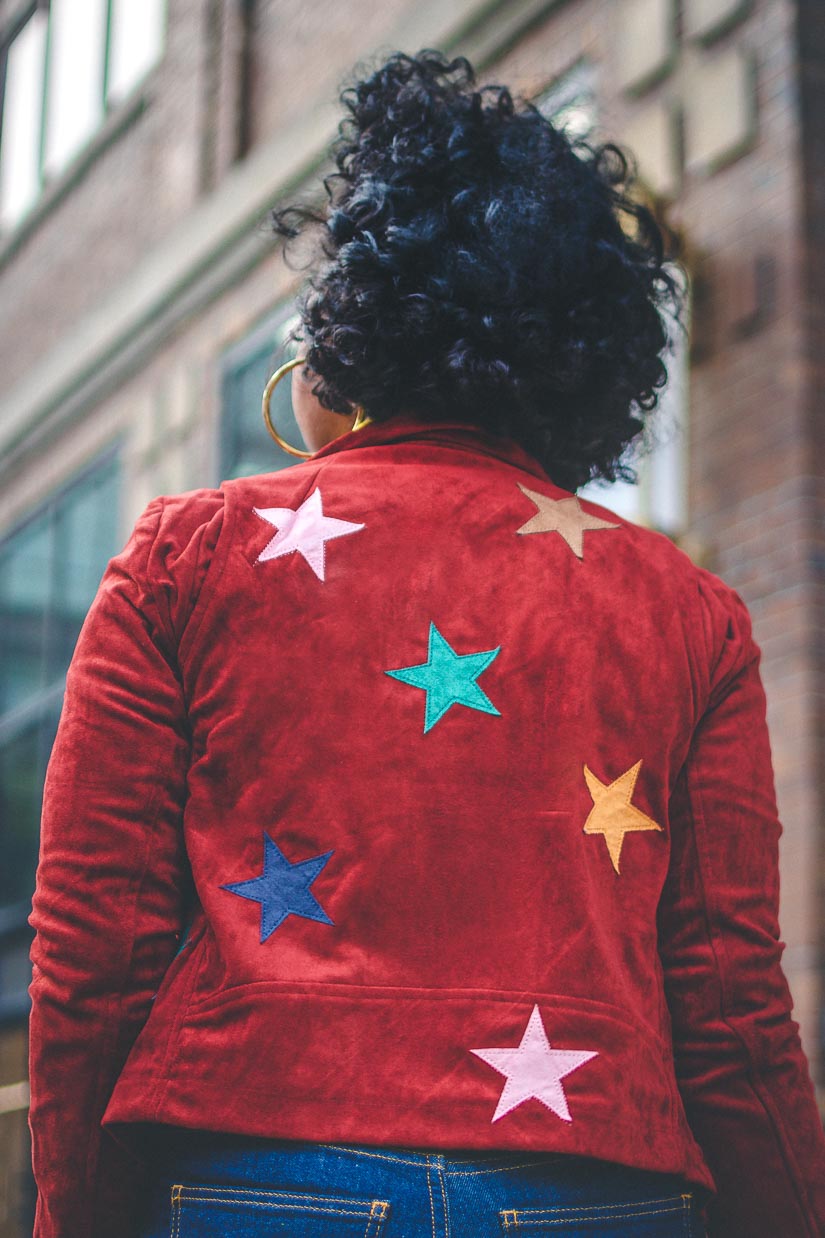 SHINING STAR Faux Suede Jacket- *LIMITED QUANTITIES*