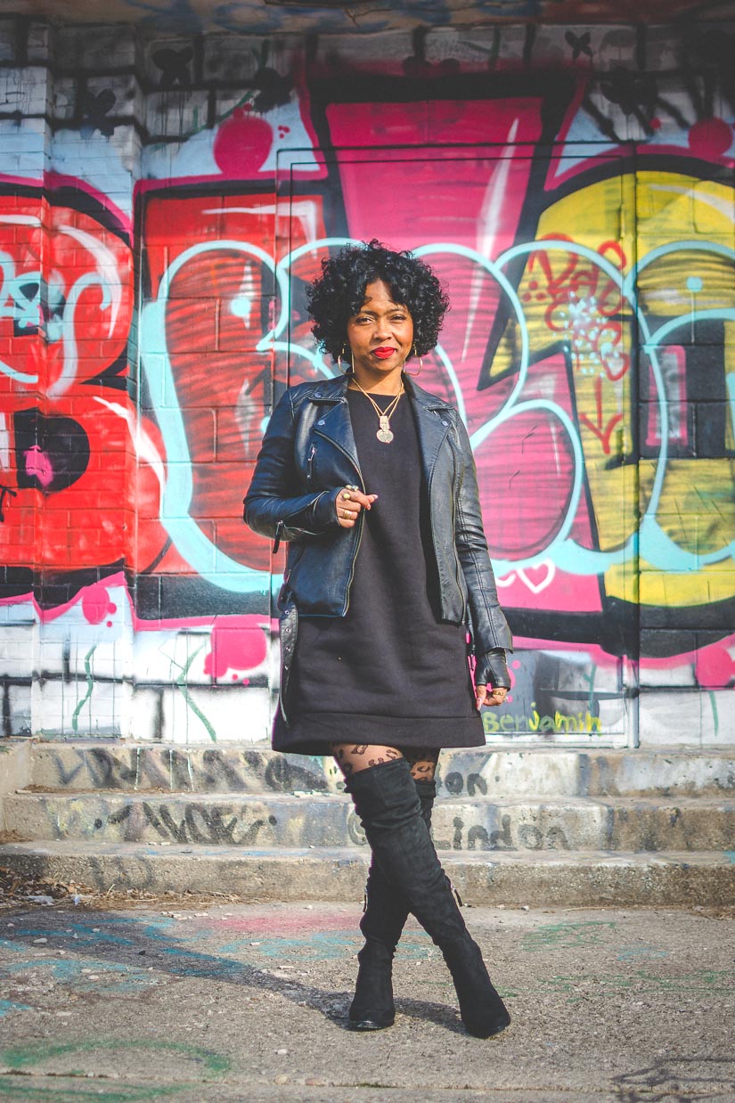 BLACK OR GRAY Sweatshirt Dress SMALL-XL Available
