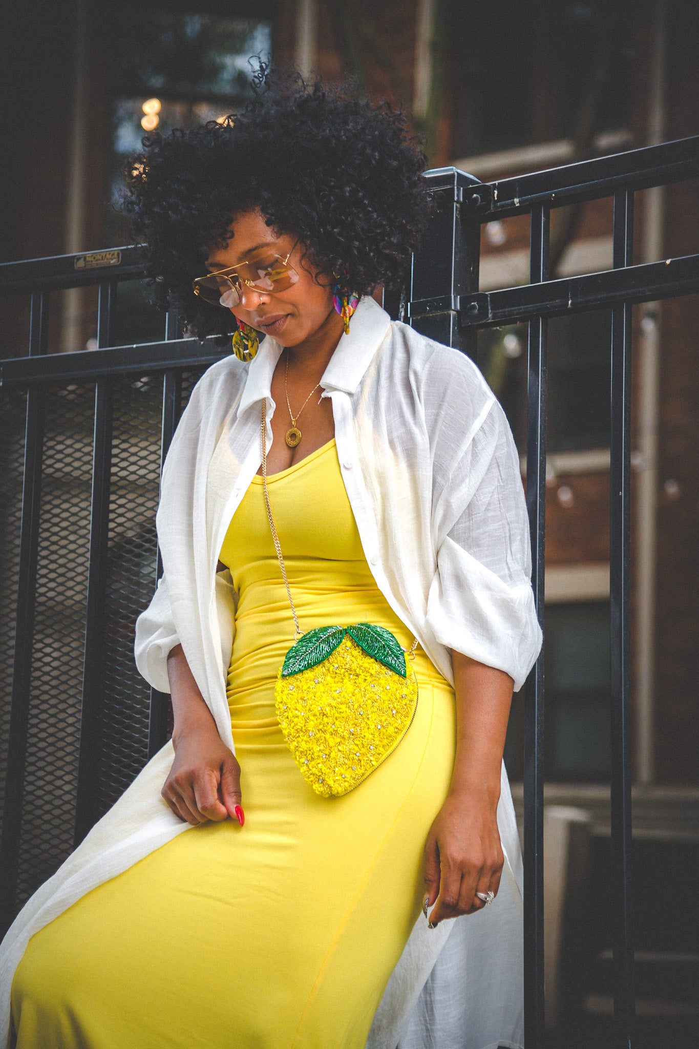 Basics - YELLOW DRESS