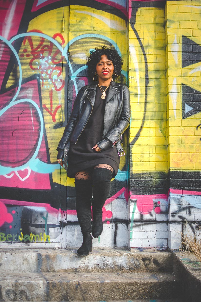 BLACK OR GRAY Sweatshirt Dress SMALL-XL Available
