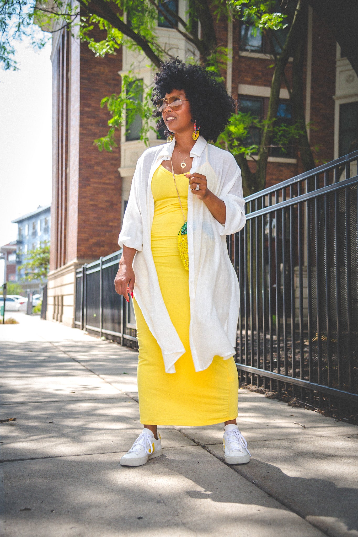 Basics - YELLOW DRESS
