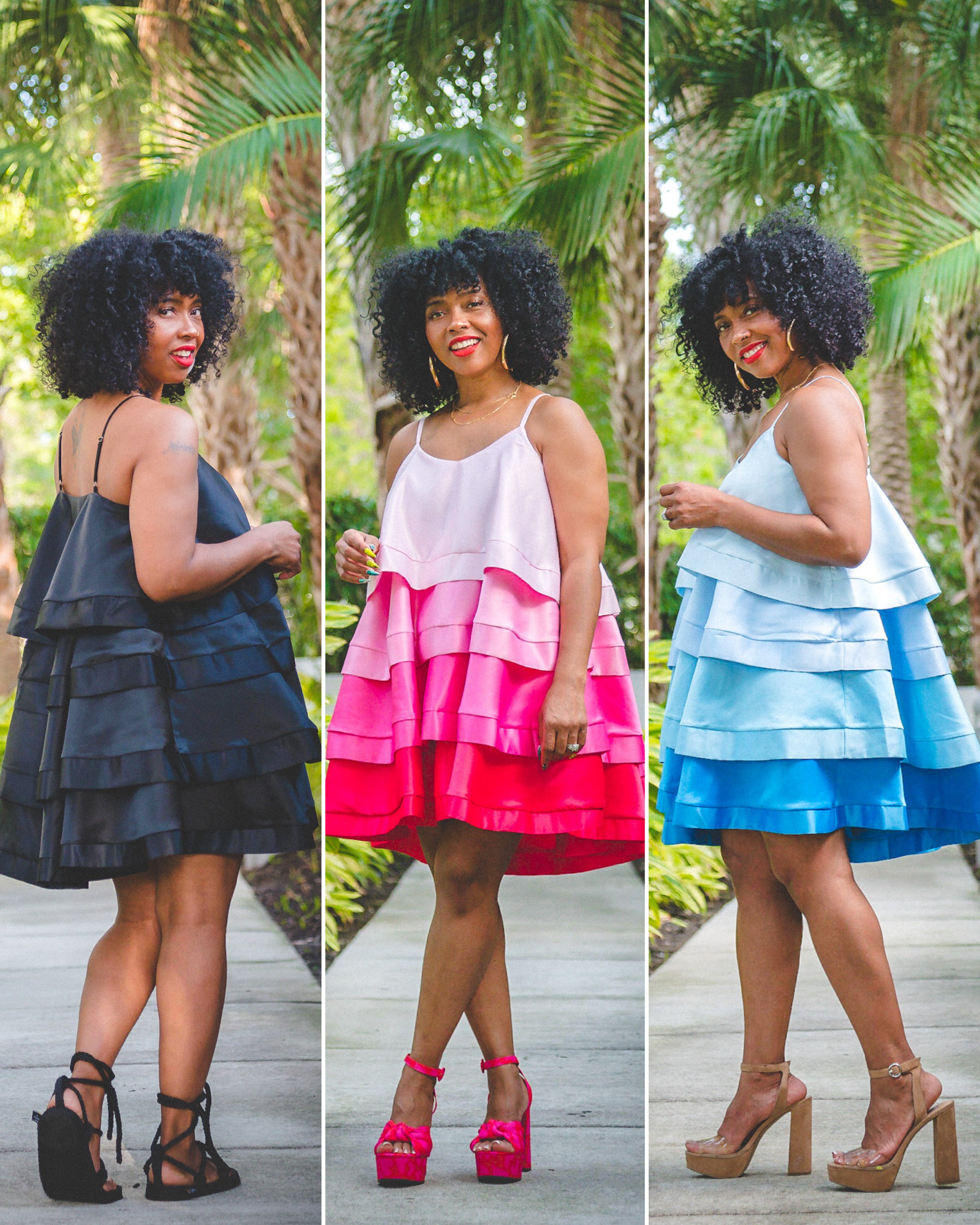 SALE- TIERED DRESS - 3 Colors